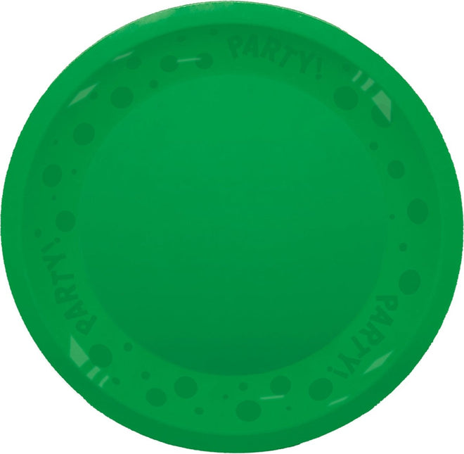 Party Bord Groen 21cm van Procos koop je bij Partywinkel