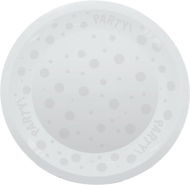 Party Bord Wit 21cm van Procos koop je bij Partywinkel