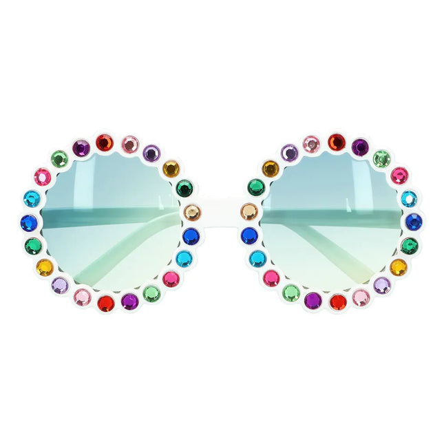 Party Bril Regenboog Glitters Rond van Boland koop je bij Partywinkel