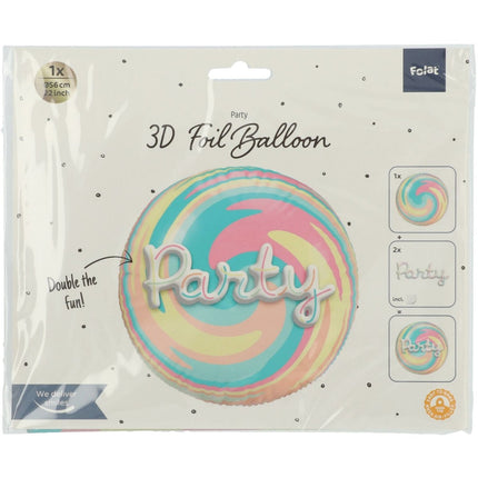 Party Helium Ballon 3D 56cm van Folat koop je bij Partywinkel