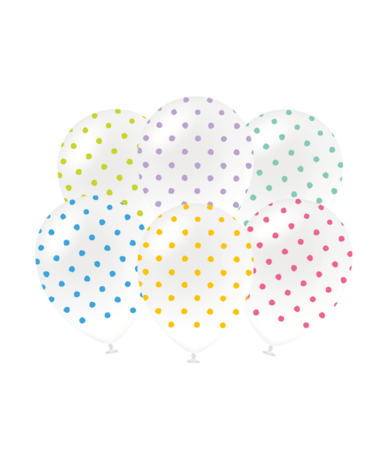 Party ballonnen - Party Stippen Gekleurd