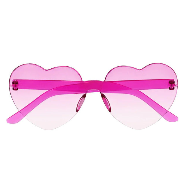 Partybril Festival Hart roze van Boland koop je bij Partywinkel