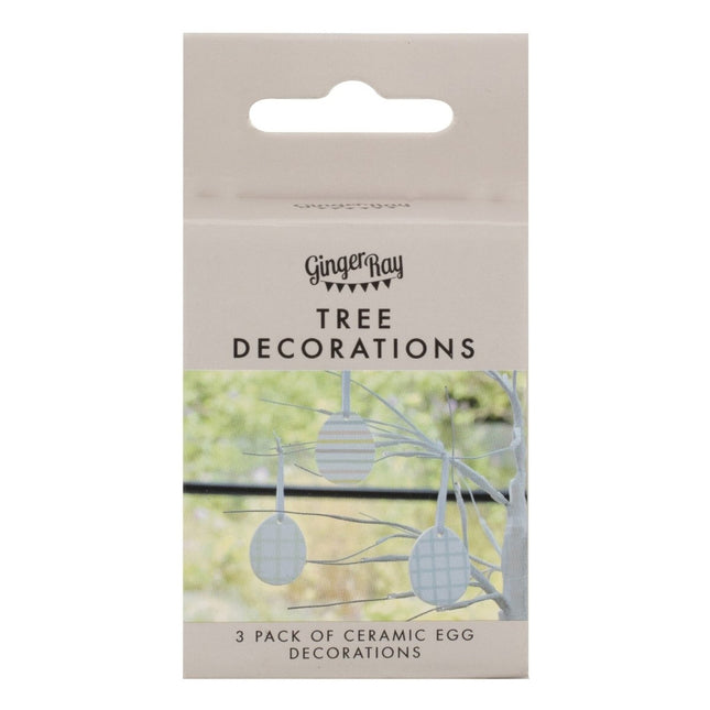 Pasen Hangdecoratie Paaseieren Papier 3st van Ginger Ray koop je bij Partywinkel