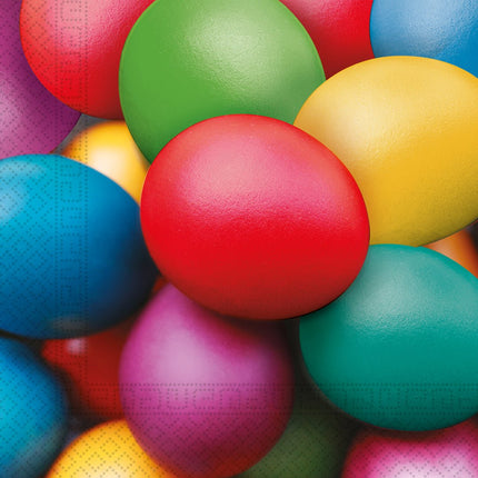 Pasen Servetten Paaseieren 33cm 20st van Procos koop je bij Partywinkel