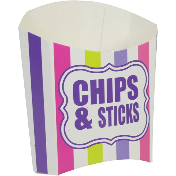 Patatbakje Chips & Sticks Paars van Riethmueller koop je bij Partywinkel