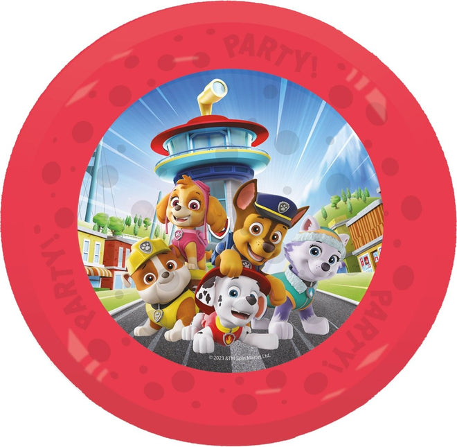 Paw Patrol Borden Herbruikbaar 21cm 4st van Procos koop je bij Partywinkel