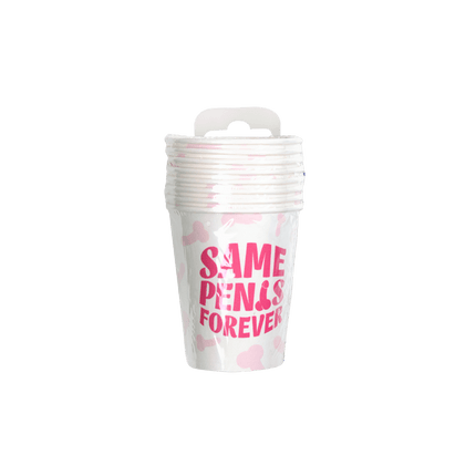 Penis Bekers Same Forever 8st van Paper Dreams koop je bij Partywinkel