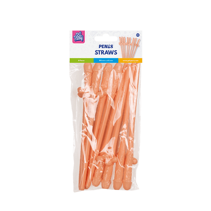 Penis Rietjes 19,5cm 8st van Paper Dreams koop je bij Partywinkel