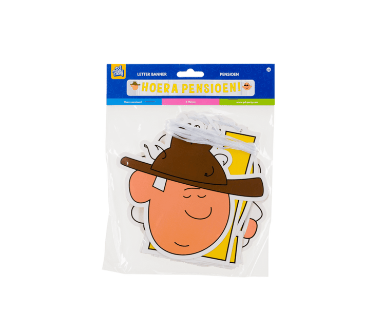 Pensioen Letterslinger 2,5m van Paper Dreams koop je bij Partywinkel
