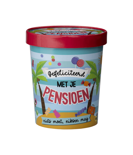 Pensioen Snoepbakje 12cm van Paper Dreams koop je bij Partywinkel