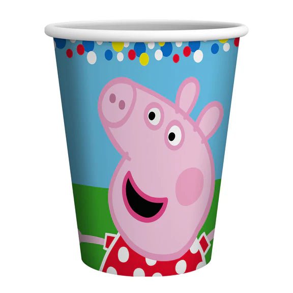 Peppa Pig Bekers 250ml 8st van VDV Benefit koop je bij Partywinkel