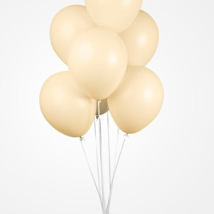 Perzikkleur Ballonnen Pastel Macaron 30cm 50st van WeFiesta koop je bij Partywinkel