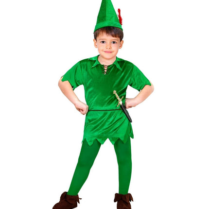 Peter Pan Kostuum Groen Jongen van Widmann koop je bij Partywinkel