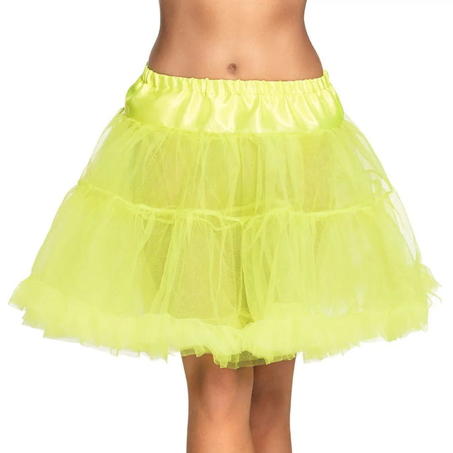 Petticoat Neon Geel van Boland koop je bij Partywinkel