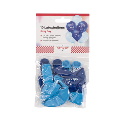Blauwe Ballonnen Baby Boy 30cm 10st