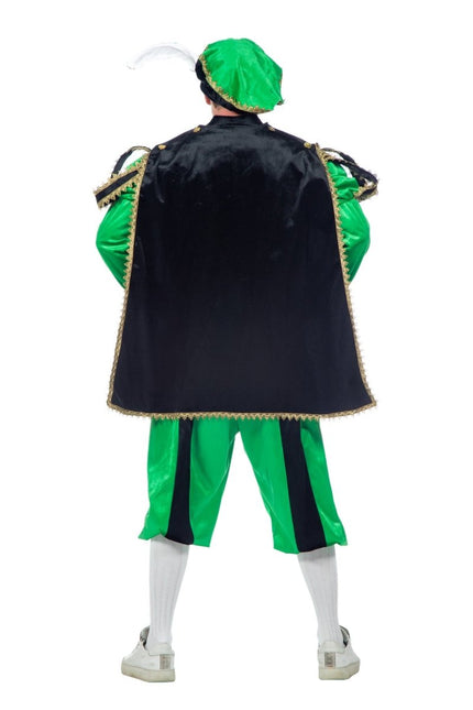 Pietenpak Groen Fluweel van Wilbers & Wilbers koop je bij Partywinkel