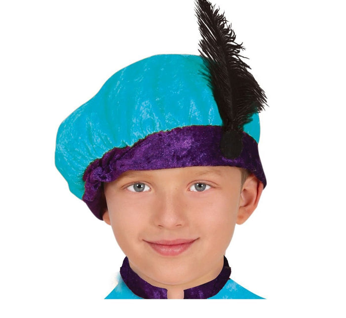 Pietenpak Kind Lichtblauw/Paars van Fiestas Guirca koop je bij Partywinkel