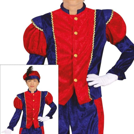 Pietenpak Kind Rood/Blauw van Fiestas Guirca koop je bij Partywinkel