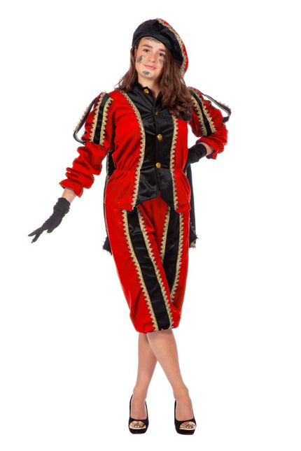 Pietenpak Rood Fluweel van Wilbers & Wilbers koop je bij Partywinkel