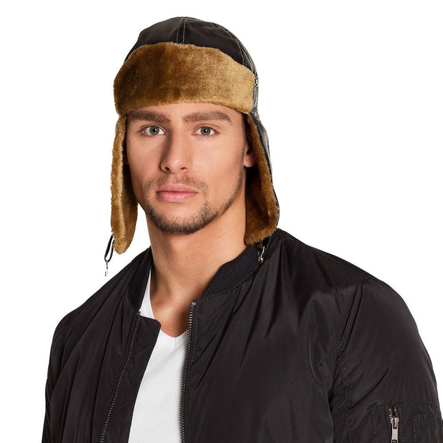 Pilotenmuts met Bont van Boland koop je bij Partywinkel