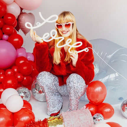 Lippenstift Pinata 54cm van Partydeco koop je bij Partywinkel