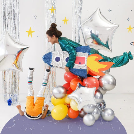 Pinata Raket 70cm van Partydeco koop je bij Partywinkel
