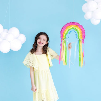 Pinata Regenboog 30cm van Partydeco koop je bij Partywinkel