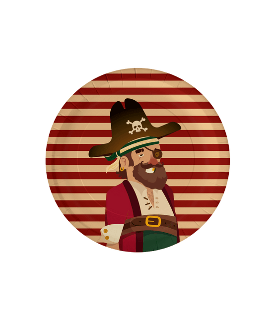 Piraat Borden Papier van Paper Dreams koop je bij Partywinkel