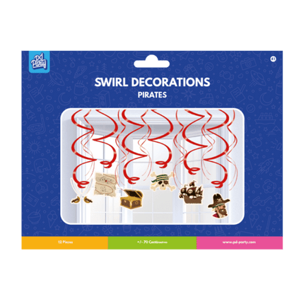 Piraat Hangdecoratie 70cm van Paper Dreams koop je bij Partywinkel