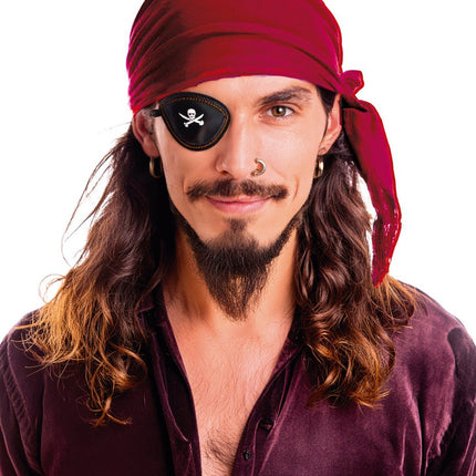 Piraat Hoofdband Bordeaux Rood van Fiestas Guirca koop je bij Partywinkel