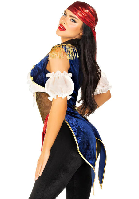 Piraat Jumpsuit Dames Leg Avenue van Leg Avenue koop je bij Partywinkel