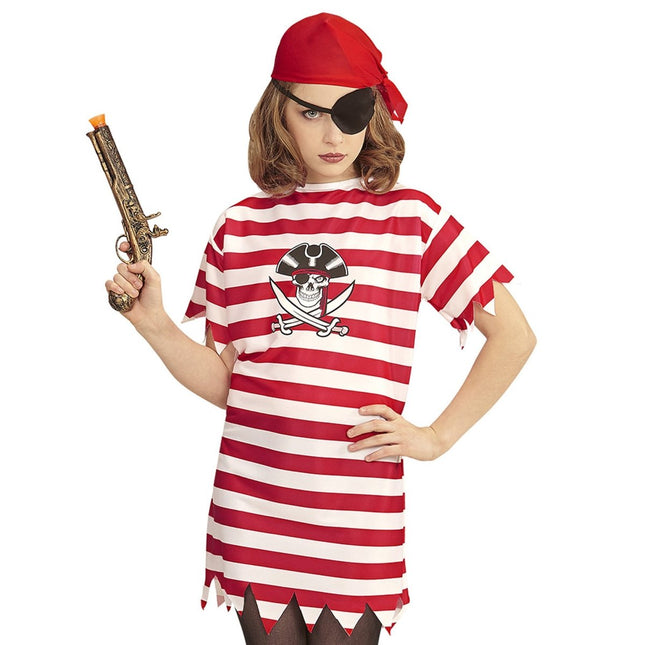Piraat Shirt Meisje van Widmann koop je bij Partywinkel