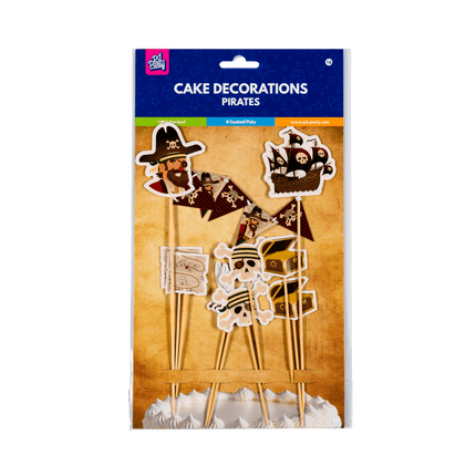 Piraat Taarttopper 30cm van Paper Dreams koop je bij Partywinkel