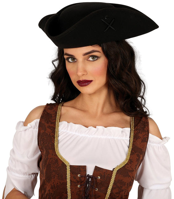 Piraathoed Zwart van Fiestas Guirca koop je bij Partywinkel