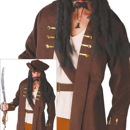Piraten Kostuum Bruin van Fiestas Guirca koop je bij Partywinkel