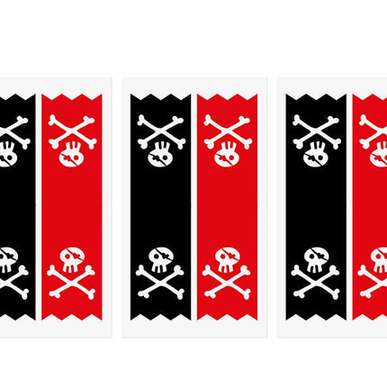 Piraten Uitdeelzakjes 18cm 6st van Partydeco koop je bij Partywinkel