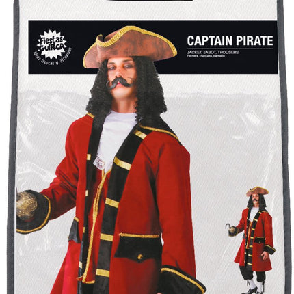 Piratenpak Bordeaux Rood Heren van Fiestas Guirca koop je bij Partywinkel