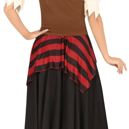 Piratenpak Rood Bruin Dames van Fiestas Guirca koop je bij Partywinkel