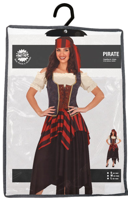 Piratenpak Rood Bruin Dames van Fiestas Guirca koop je bij Partywinkel