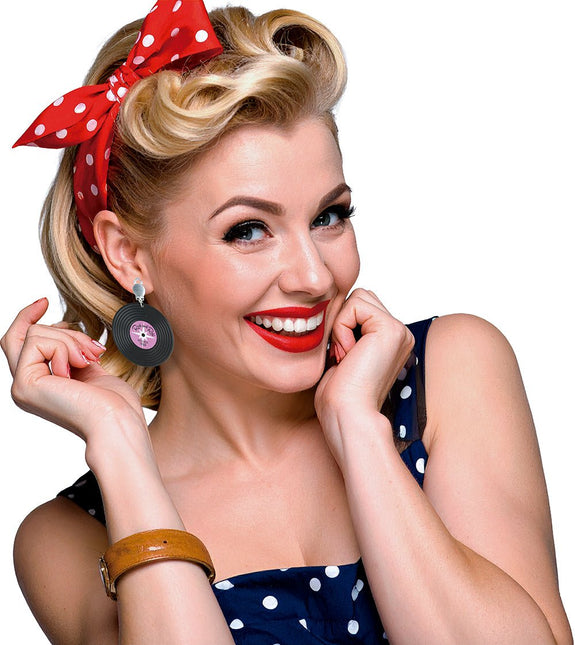 Platen Oorbellen 5cm van Fiestas Guirca koop je bij Partywinkel