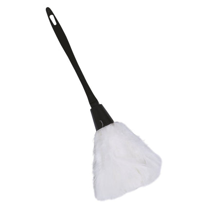 Plumeau Witte Veren 35cm van Fiestas Guirca koop je bij Partywinkel