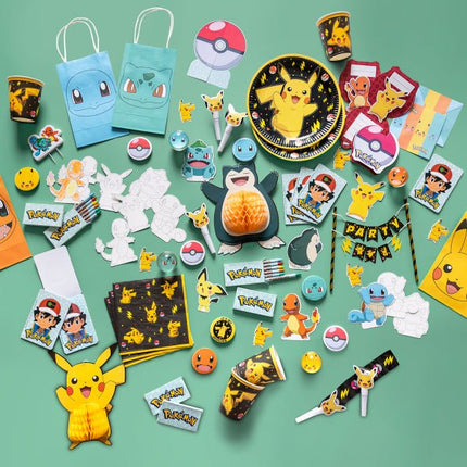 Pokemon Honeycombs Gekleurd 3 delig van Riethmueller koop je bij Partywinkel