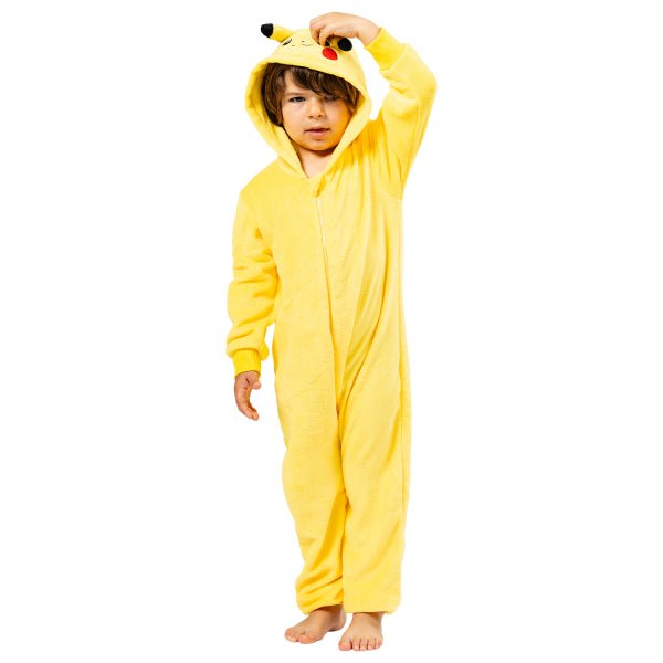 Pokemon Onesie Geel Kind Pikachu van Riethmueller koop je bij Partywinkel