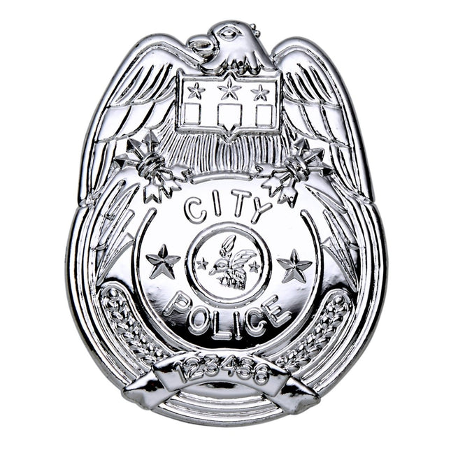 Politie Badge Zilver van Widmann koop je bij Partywinkel