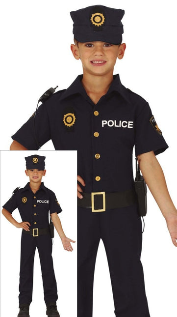 Politie Kostuum Kind Blauw van Fiestas Guirca koop je bij Partywinkel