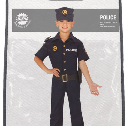 Politie Kostuum Kind Blauw van Fiestas Guirca koop je bij Partywinkel