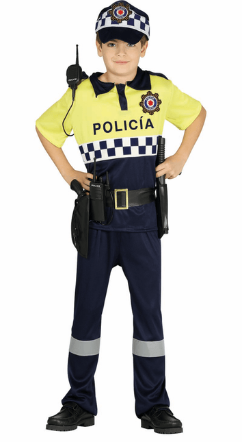 Politie Kostuum Kind Geel van Fiestas Guirca koop je bij Partywinkel