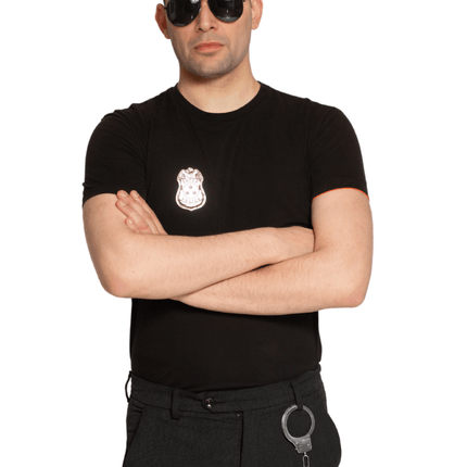 Politie Verkleedset Zilver 3 delig van Partychimp koop je bij Partywinkel