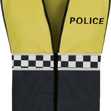 Politie Vest Geel Zwart Kind van Fiestas Guirca koop je bij Partywinkel