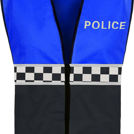 Politie Vest Zwart Blauw Kind van Fiestas Guirca koop je bij Partywinkel